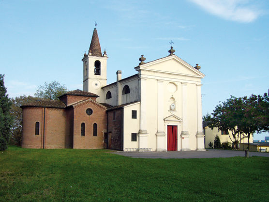 Villamarzana (Ro), località Gognano, Chiesa di San Bartolomeo.